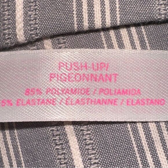 Victoria's secret PINK Eyelash Lace High Neck Push Up Bralette sz XSmall - Picture 7 of 12